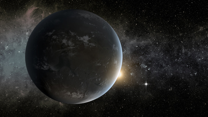  This artist's concept provided by NASA April 18, 2013, depicts NASA's Kepler misssion's smallest habitable zone planet (AFP Photo / NASA)