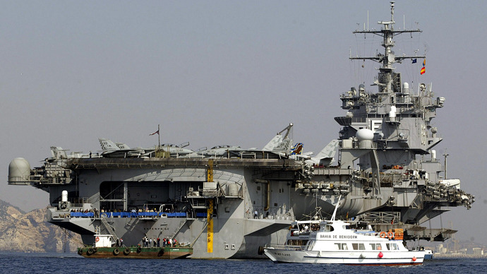 The USS Enterprise (AFP Photo / Jose Jordan)