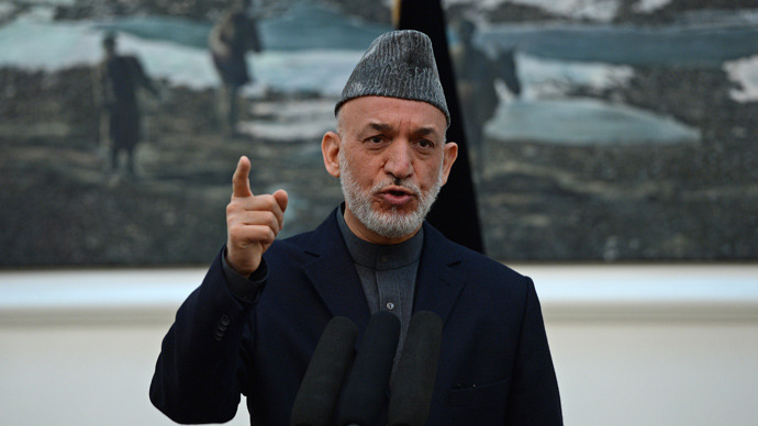 Hamid Karzai (AFP Photo / Massoud Hossaini)