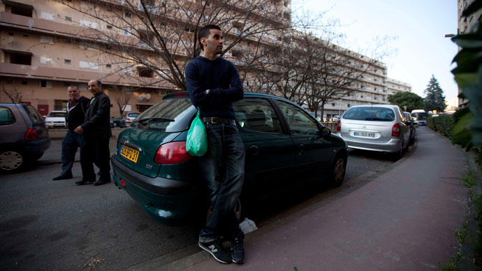 Said, 24, an unemployed French Muslim of Algerian origin, hangs out on a street in Toulouse.(Reuters / Zohra Bensemra)