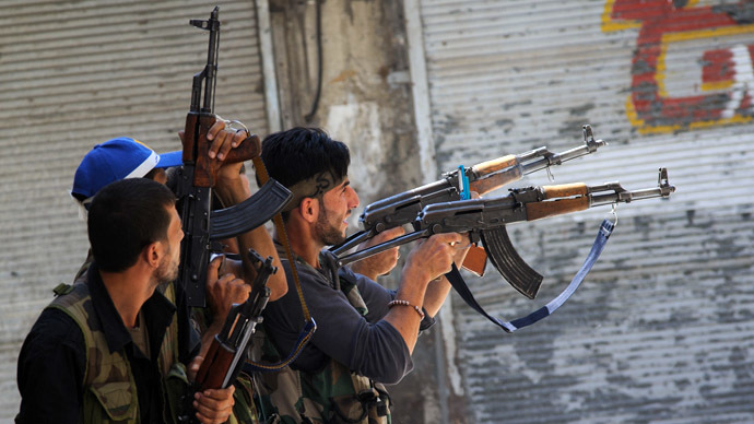 Free Syrian Army fighters (AFP Photo/Phil Moore)