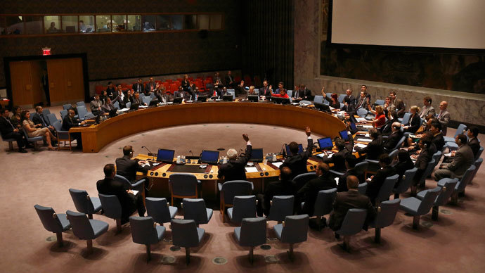 United Nations Security Council at the United Nations Headquarters in New York.(Reuters / Brendan McDermid)