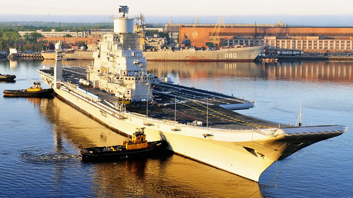 Vikramaditya aircraft carrier (Photo from wikipedia.org)