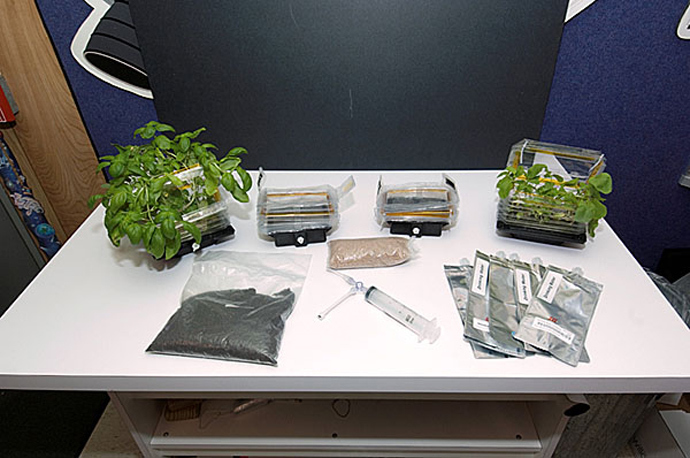 Plant growth chambers and kits (image from www.nasa.gov)