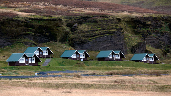 A general view of houses in the town of Vik in southern Iceland.(Reuters/ Ingolfur Juliusson)