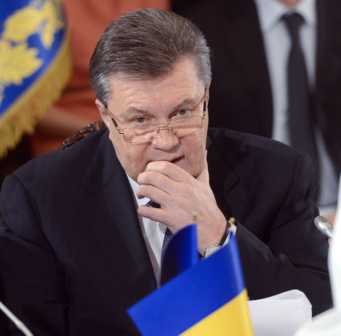 Ukrainian President Viktor Yanukovych (AFP Photo)