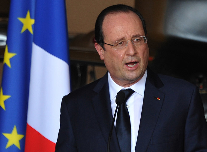 French President Francois Hollande (AFP Photo)