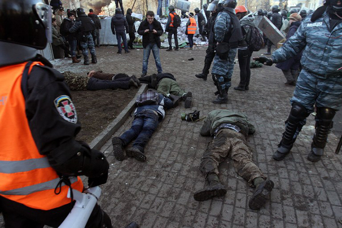 Kiev, February 18, 2014. (AFP Photo / Anatolii Boiko)