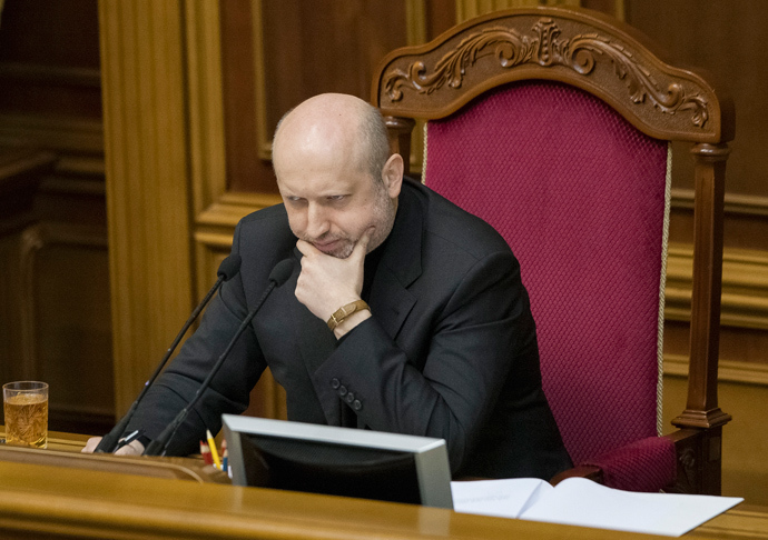 Ukraine's acting President Aleksander Turchinov (Reuters / Alex Kuzmin)