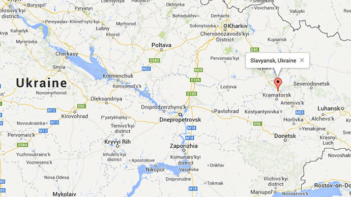 Slavyansk.(Google map)