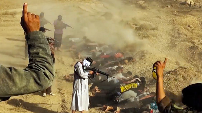 Screenshot do vídeo Estado Islâmico
