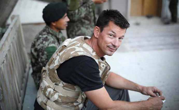 British journalist John Cantlie in the Pech valley, Afghanistan, in June 2012 (Credit: SA 3.0/Futurenet1977)