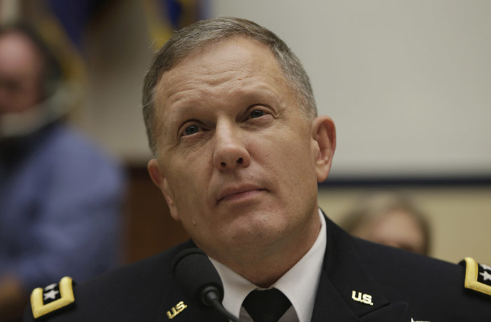 U.S. Army Lieutenant General William Mayville,September 18, 2014. (Reuters/Gary Cameron)