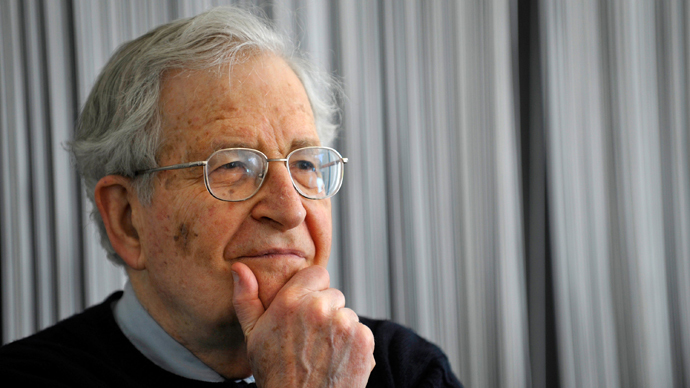 US linguist, philosopher and political activist, Noam Chomsky (AFP Photo DDP / Sascha - chomsky-1