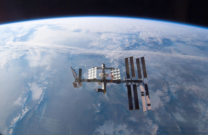 The International Space Station (Credit: STS-122 Shuttle Crew, NASA)