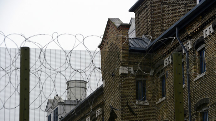 A general view shows a detail of Wormwood Scrubs prison in London (Reuters/Paul Hackett)