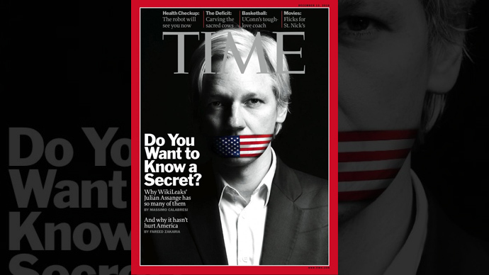 TIME Magazine Cover: Julian Assange 